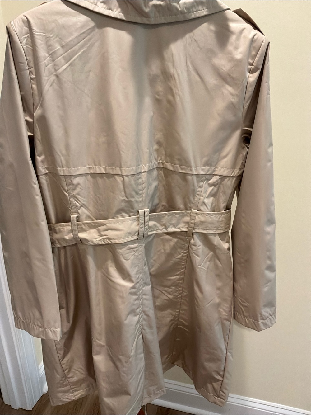 Urban Republic Light Beige Trench rain coat with belt size L - Picture 3 of 6